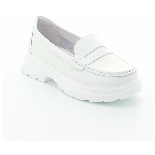 фото Туфли tofa женские демисезонные, размер 37, цвет белый, артикул 215383-5 тофа