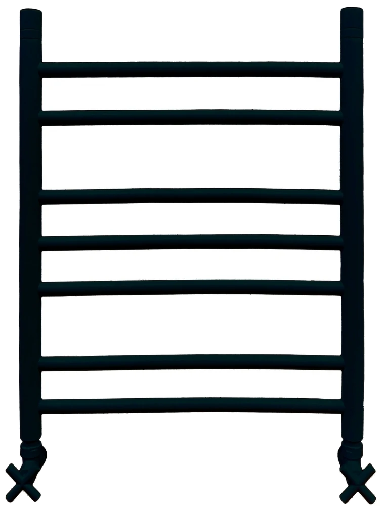 Полотенцесушитель водяной Ника CLASSIC ЛП Г2 600x400 RAL9005 черный матовый