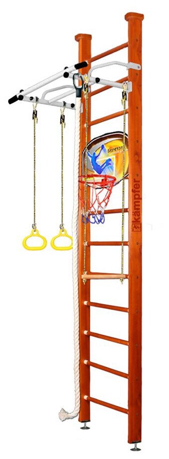 Kampfer "Helena Ceiling Basketball Shield" спортивно-игровой комплекс Вишня/Антик турник