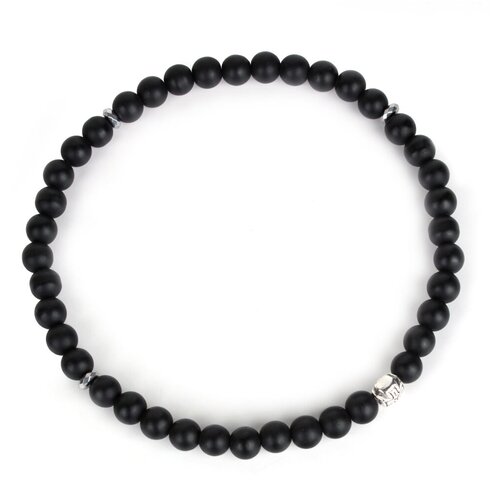 фото Четки-браслет из шунгита в два оборота. d=10 мм. 40 бусин. псалом