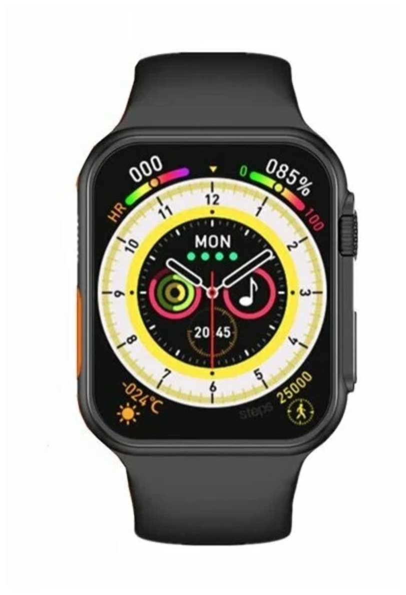 Умные часы Smart X8 Ultra Series 8, NFC монитор, температура тела, Bluetooth, звонок, калькулятор, ЭКГ, беспроводная зарядка
