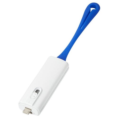 Повербанк Denzi 700 мАч с интегрированными штекерами белыйсиний 119100₽