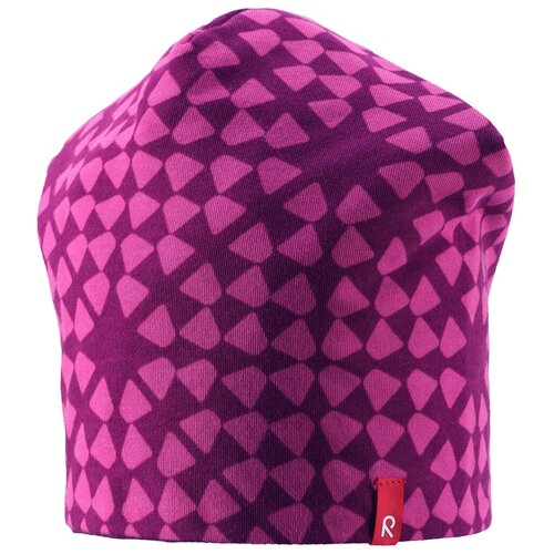 шапка бини reima размер 56 коричневый Шапка бини Reima, размер 56, розовый