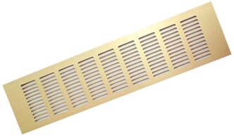 Вентиляционная решетка Europlast RA640 400 x 60 мм золото