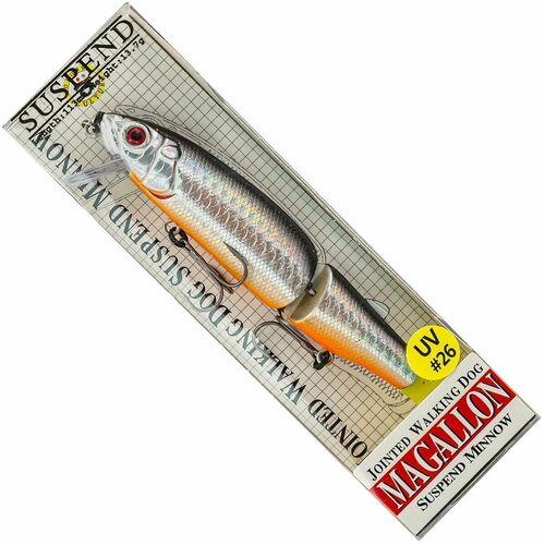 фото Воблер на щуку grows culture magallon 113sp uv#26, 113 мм, 13.7 гр, суспендер / приманки для рыбалки / воблеры на судака