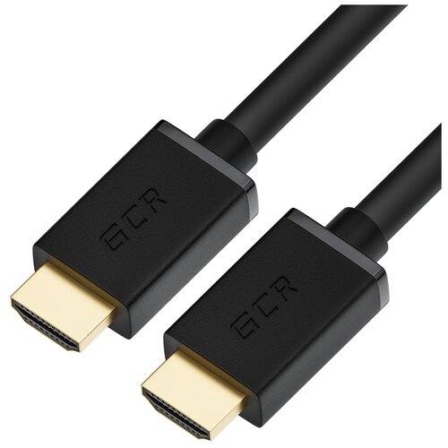 Кабель GCR HDMI - HDMI (GCR), 2 м, 1 шт., черный кабель gcr hdmi правый угол hdmi правый угол gcr hmac2 2 м 1 шт черный