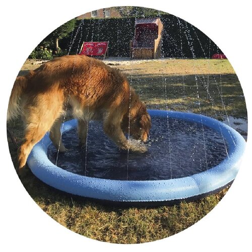 фото Бассейн-фонтан для собак splach pool 150см пластик nobby