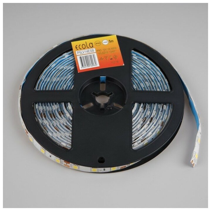 Ecola P5LV14ESB Светодиодная лента LED strip PRO 14.4W/m 12V IP65 1 шт. - фотография № 3