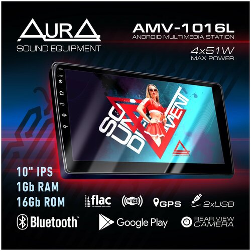 Мультимедиа планшет для автомобиля 10 AurA AMV-1016L аналог Teyes CC2L Plus 1325000₽