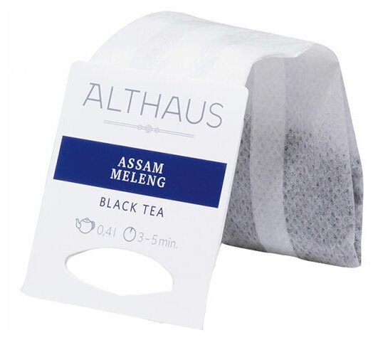 Пакетированный чай для чайников Grand Pack Althaus Assam Malty GFBOP 15х4 гр - фотография № 2