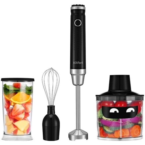 Блендер погружной Kitfort КТ-3502 400Вт черныйнержавеющая сталь 536800₽