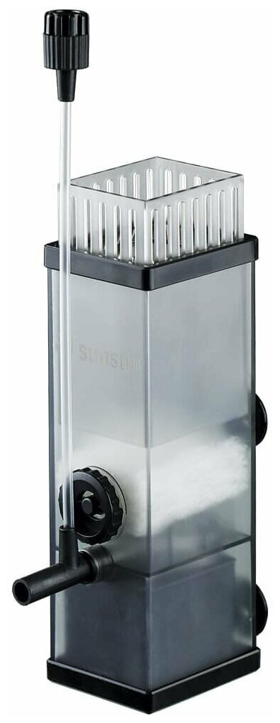 SUNSUN Фильтр-скимер внутренний SUNSUN JY-03 с регулятором потока воды и воздуха, 5 Вт, 300 л/ч - фотография № 1