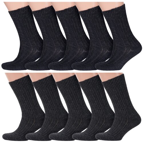 Комплект из 10 пар мужских теплых носков RuSocks (Орудьевский трикотаж) микс 2, размер 27