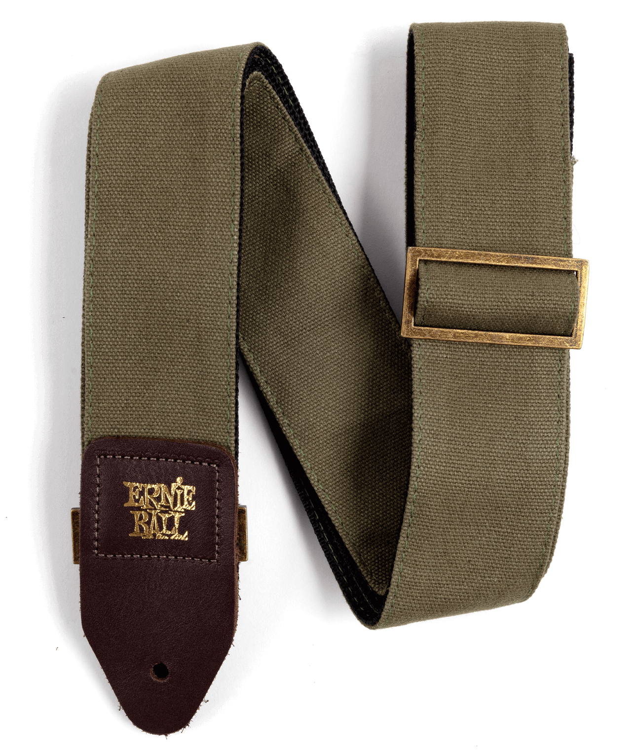 ERNIE BALL 4673 Olive Canvas Ремень для гитары