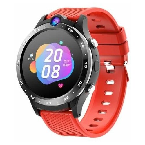 Смарт часы детские Smart Baby Watch Y33 4G, Wi-Fi с кнопкой SOS, GPS геолокацией, видеозвонком (Красный)