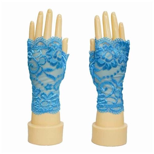 Перчатки Kamukamu, размер 7/S (16-18 см), голубой