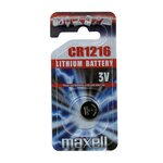 Литиевая батарейка MAXELL CR1216 BL-1 11238800 16172360 - изображение