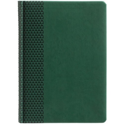 Ежедневник Brand, недатированный, зеленый, 15,2х20,9х2,3 см, искусственная кожа