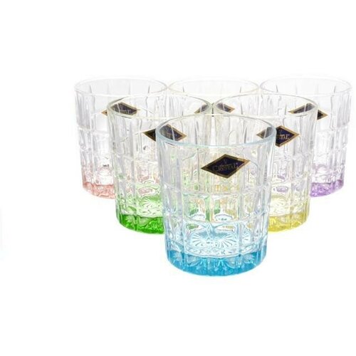 Стаканы для виски 320 мл 6 шт Aurum Crystal 