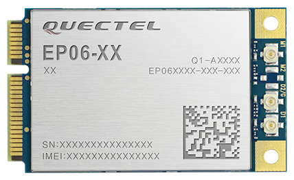 Модем Мini PCI-e Quectel EP06-E cat.6, разъёмы U.fl
