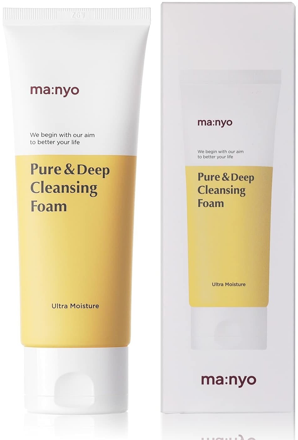 Пенка для глубокого очищения пор с керамидами Manyo Pure Deep Cleansing Foam