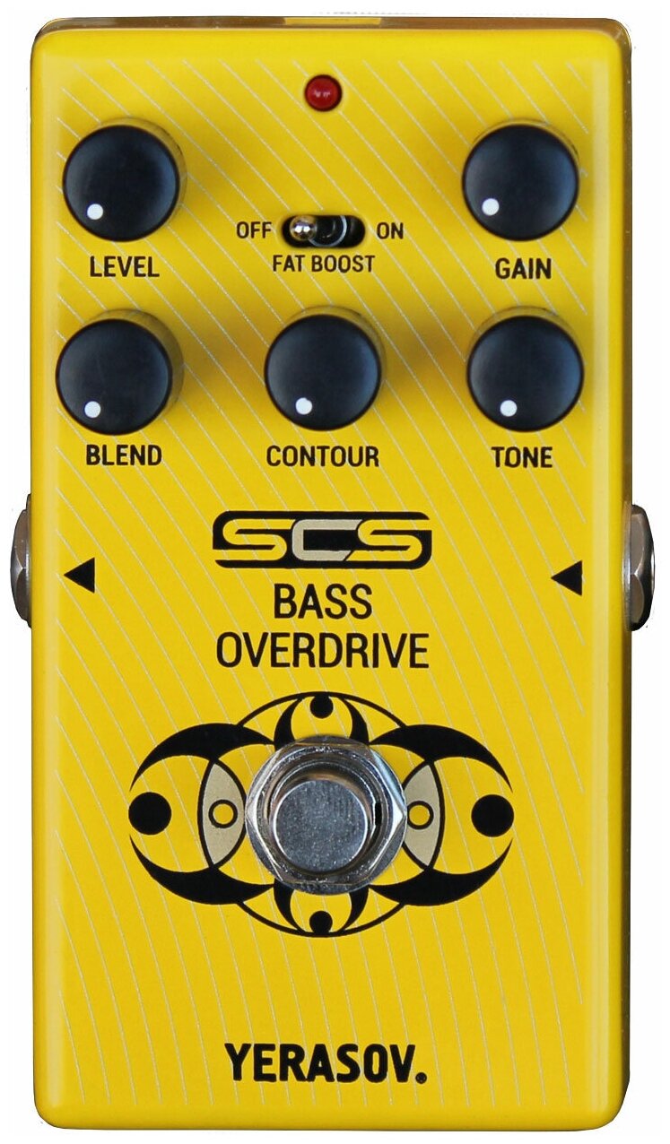 Yerasov педаль эффектов OD-10B SCS BASS OVERDRIVE 1 шт.