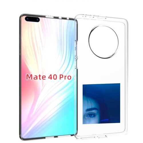 Чехол MyPads Hate Love face для Huawei Mate 40 Pro (NOH-NX9) задняя-панель-накладка-бампер