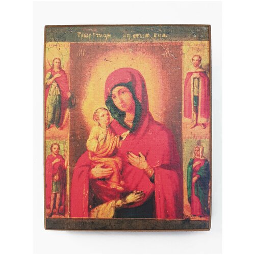 Икона Богородица. Троеручица, размер иконы - 15x18 икона богородица воспитание размер иконы 15x18