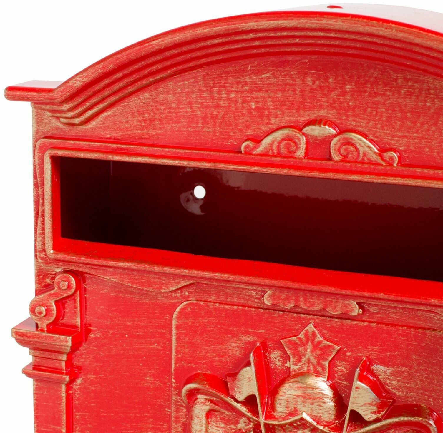 Ящик почтовый аллюр №4010В антик красный - фотография № 4