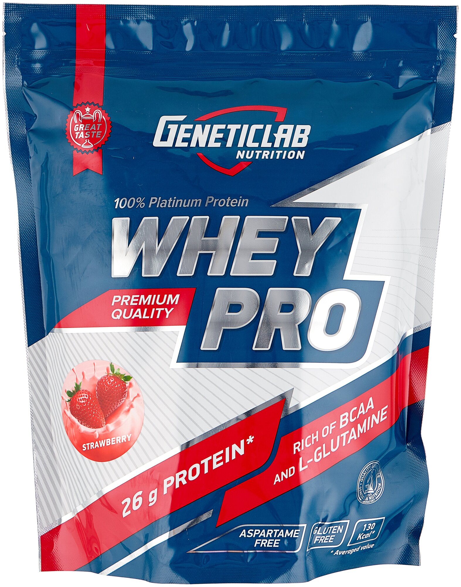 Geneticlab WHEY PRO 1000 г (Клубника)