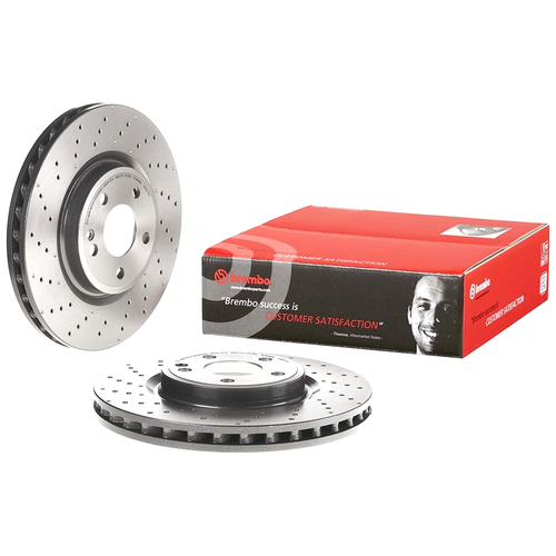 фото Brembo 09.b807.51 (0986479a60 / 09b80751 / 18333oe) диск тормозной передний вентилируемый mercedes (мерседес) (c117, w176, w246) (спорт.пакет)