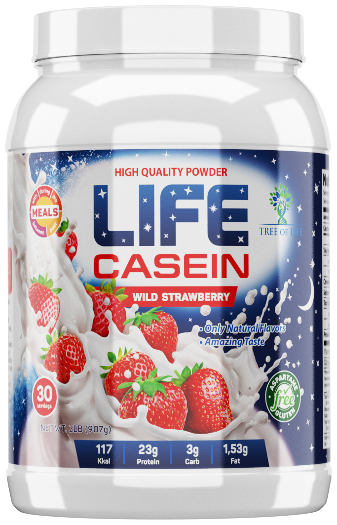 Tree of Life Life Casein 907 гр (клубника)