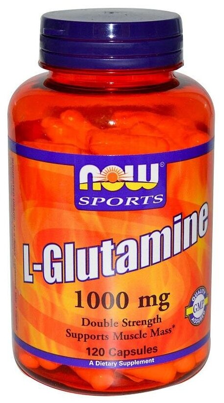 Аминокислота NOW L-Glutamine 1000 mg