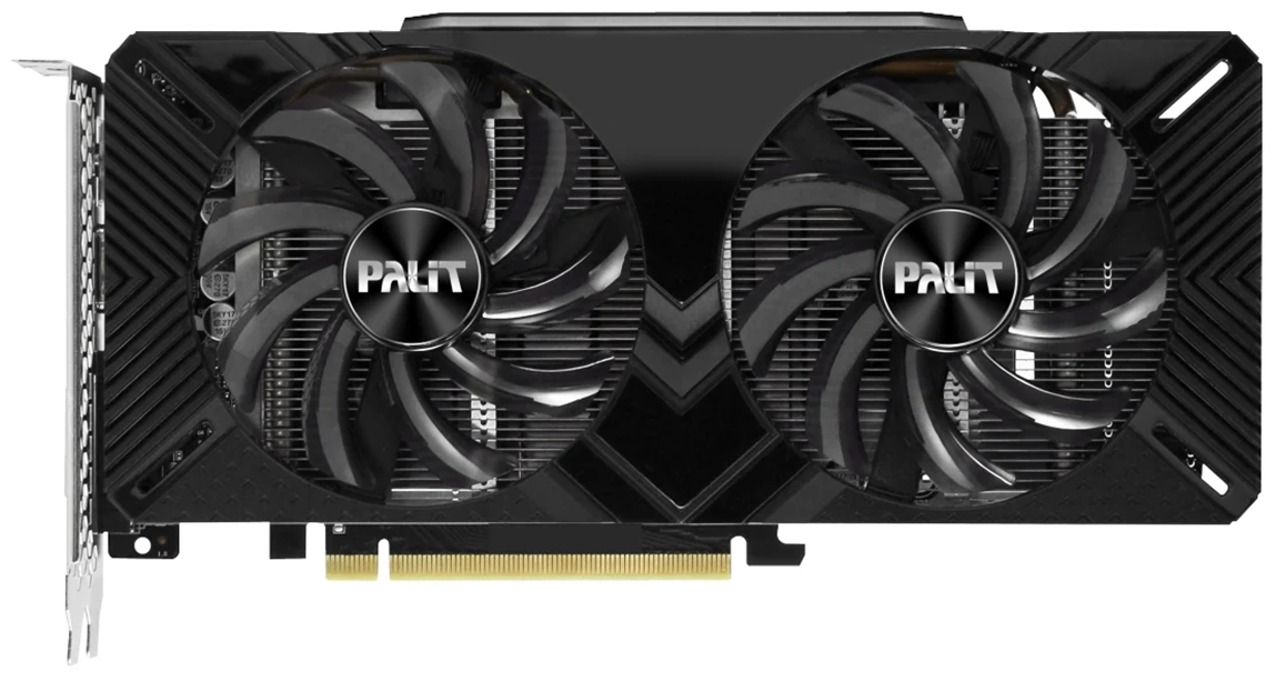 Видеокарта Palit NVIDIA GeForce GTX 1660 Dual OC 6Gb DDR5 192bit (NE51660S18J9-1161C)