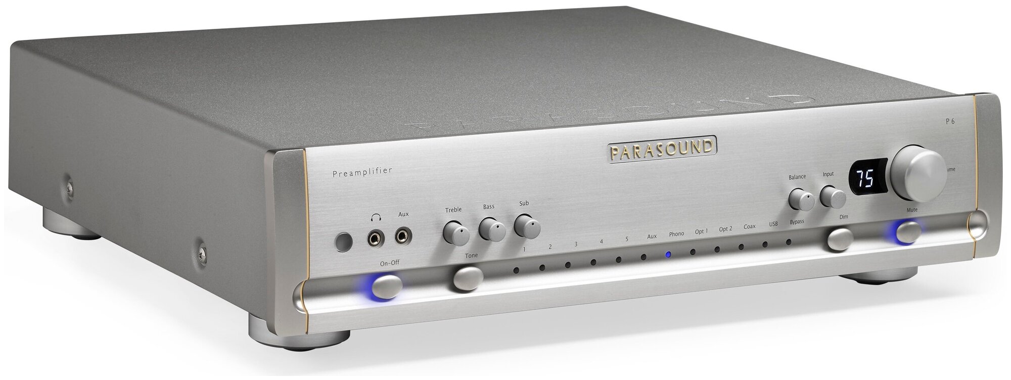 Усилитель предварительный Parasound P6 silver