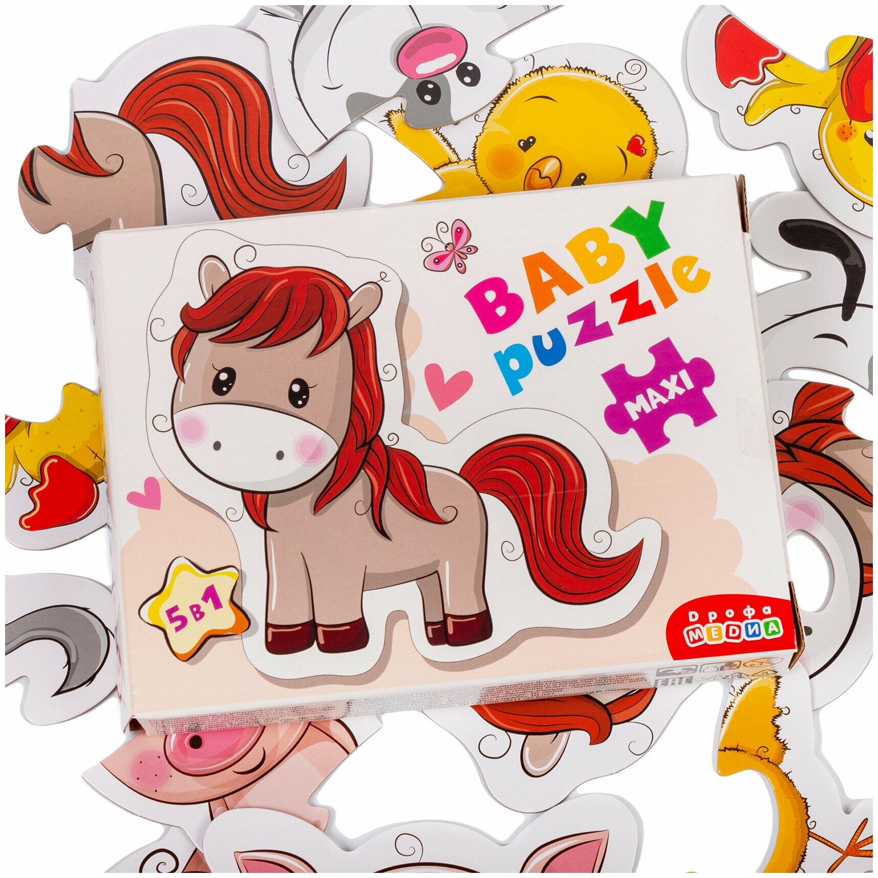 Baby Puzzle. На ферме (3846) Дрофа Медиа - фото №4