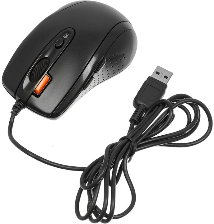 Мышь компьютерная A4Tech V-Track Padless N-70FX чер опт (1600dpi) USB