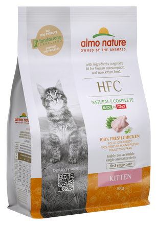 Сухой корм для котят Almo Nature Kitten со свежей курицей