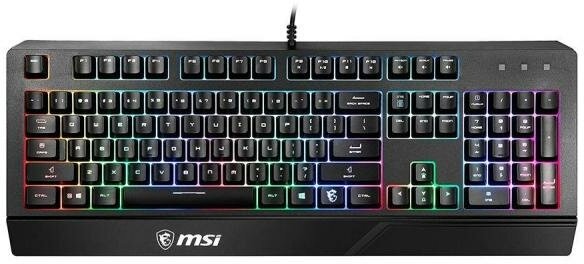 Клавиатура проводная MSI GK20 USB черный