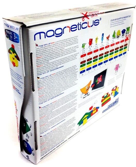 Мозаика, 174 элемента, 6 цветов, 30 этюдов Magneticus - фото №12
