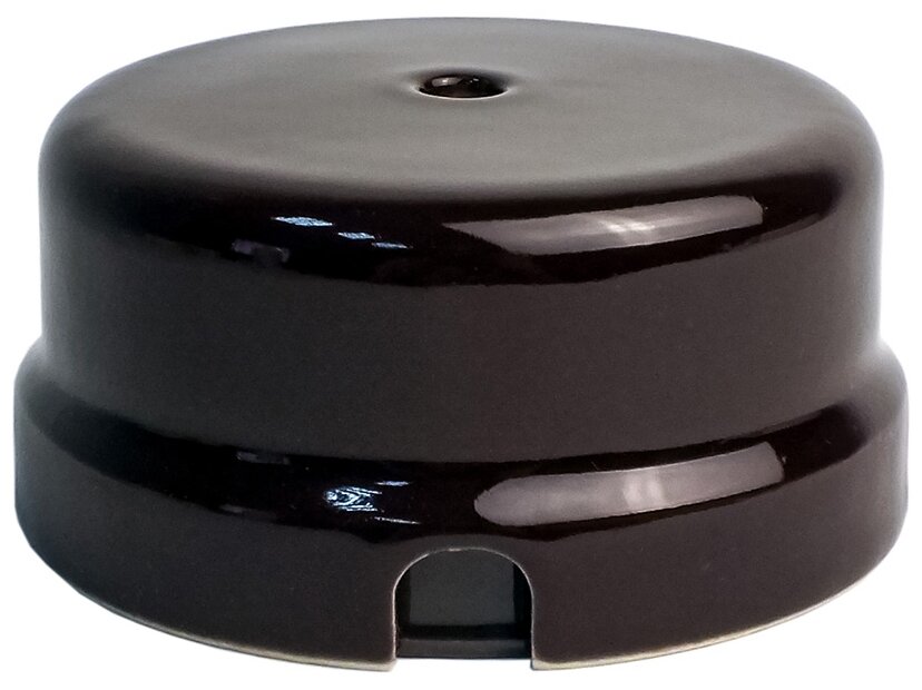 фото Керамическая распределительная коробка 90х43 мм коричневая