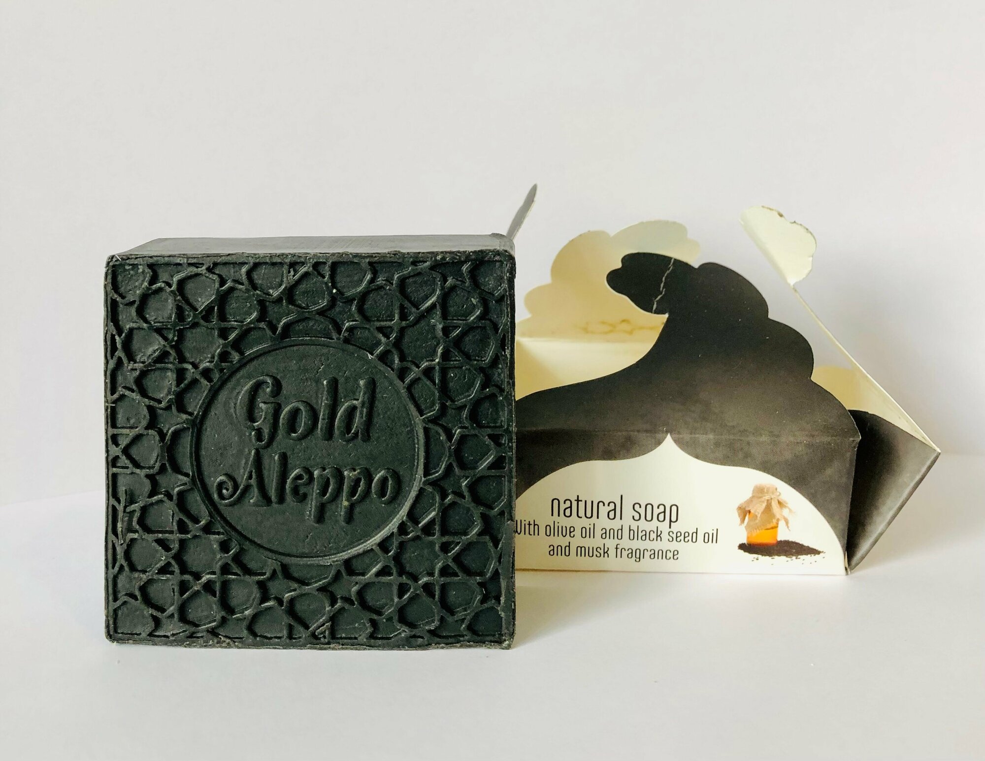 фото Мыло оливковое натуральное с черным тмином ATA KADAH
