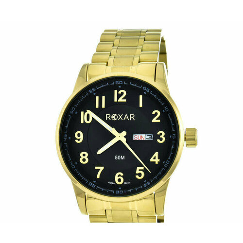 наручные часы roxar часы roxar gm713 114 серебряный Наручные часы Roxar, золотой