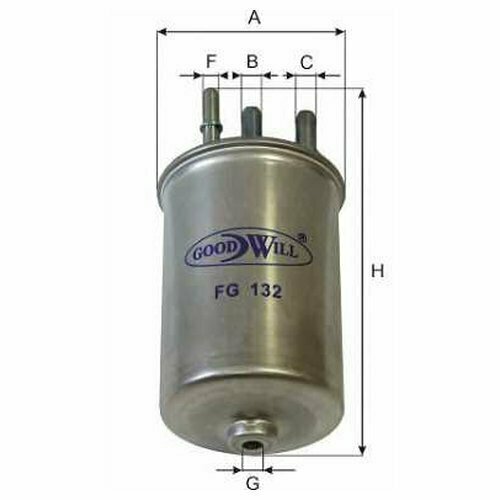 Фильтр Топливный Goodwill арт FG132