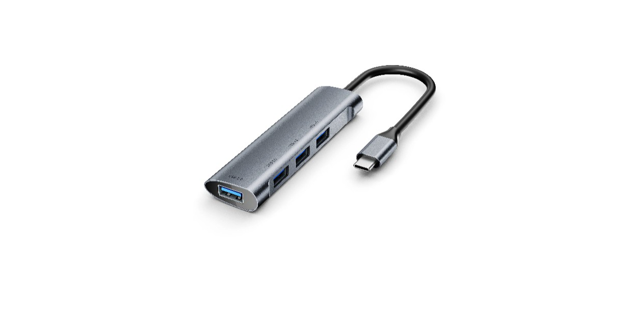 Адаптер Type C на HDMI USB 3.0*2 + SD/TF для MacBook