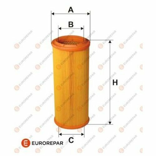 Фильтр воздушный EUROREPAR E147296 для Alfa Romeo 147 (2000-2010), Alfa Romeo 156 (1997-2006), Alfa Romeo 166 (1998-2007)