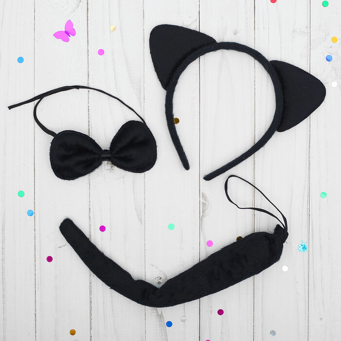 Набор карнавальный Кошечка 3 предмета