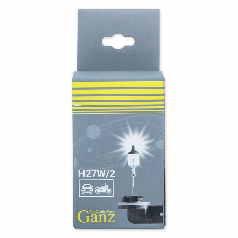 Лампа автомобильная галогенная GANZ GIP06021 H27/2 12V 27W PG13 1 шт. - фотография № 14