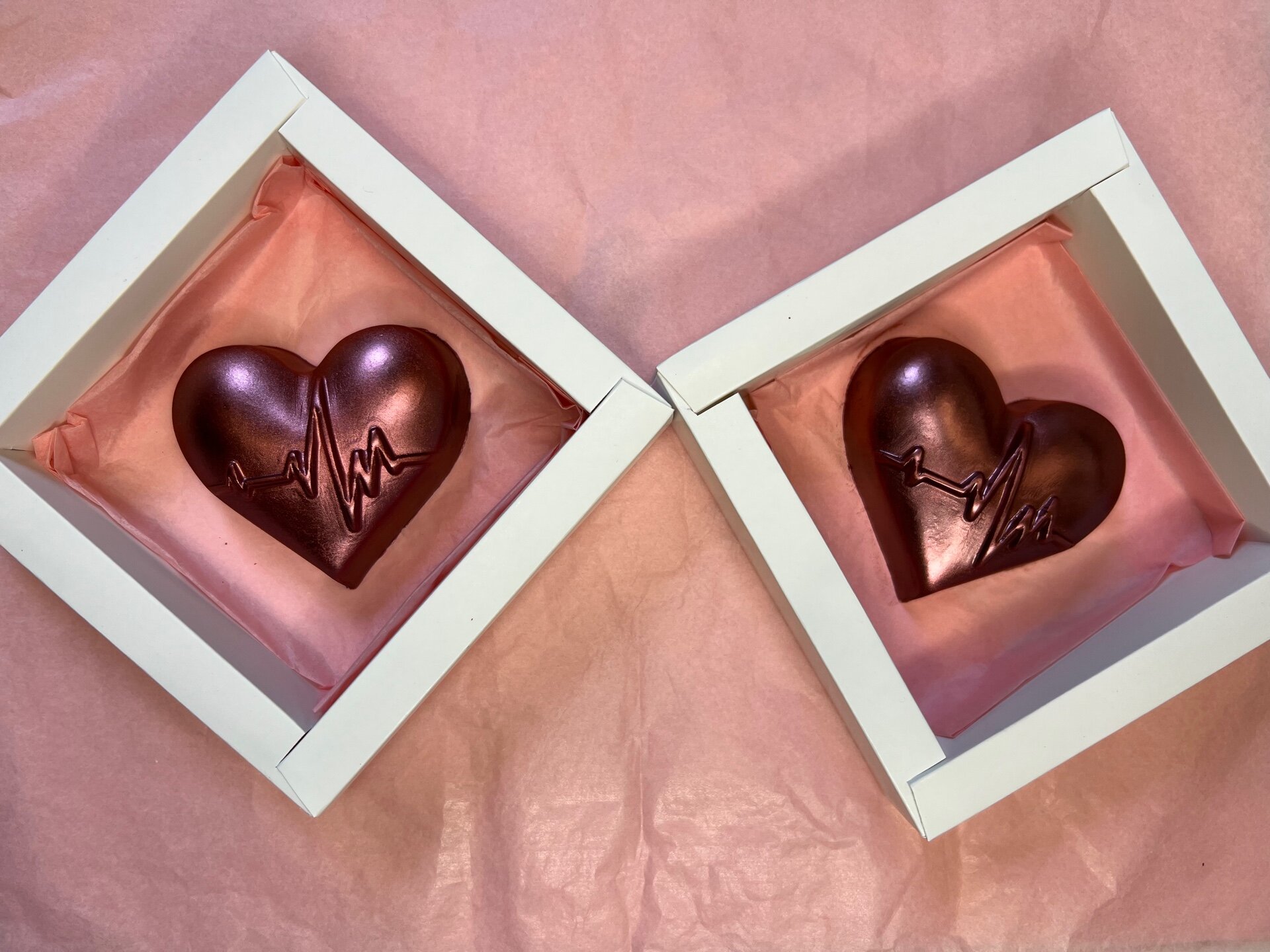 Шоколадная фигура "Сердце Кардиограмма" - фотография № 10