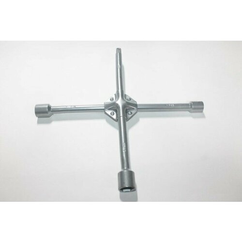 Ключ баллонный крест 3 головки 17х19х21х12 усилен 1292₽